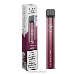 ELFBAR 600V2 vienkartiniai garai - arbūzas Elf Bar Kaina J4H24