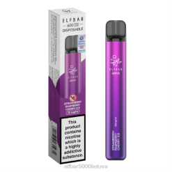 ELFBAR 600V2 vienkartiniai garai - braškių aviečių vyšnių ledas Elf Bar Elektronine Cigarete J4H218