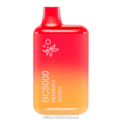 ELFBAR BC5000 vienkartiniai garai - saulėlydis Elf Bar Cigarette J4H2201