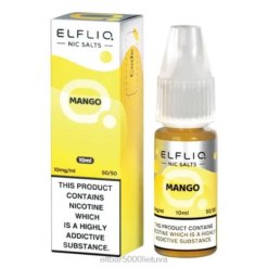 ELFBAR ELFLIQ nikinės druskos - mango Elf Bar Cigarette J4H2177