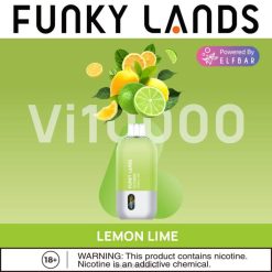 ELFBAR Funky Lands Vi10000 vienkartiniai garai - citrininis laimas Elf Bar Vilnius J4H2392