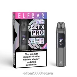 Elf Bar Cigarette DTXP43 - ELFBAR ELFX Pro Atidaryti pod įrenginį pilka