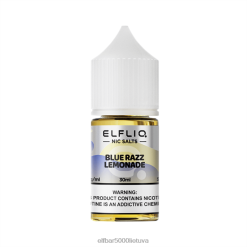 Elf Bar Kaina DTXP410 - ELFBAR ELFLIQ Nic druskos 30ml „Blue Razz“ limonadas