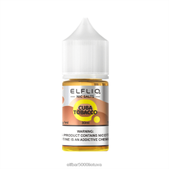 Elf Bar Kaina DTXP416 - ELFBAR ELFLIQ Nic druskos 30ml Kubos tabakas