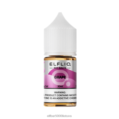 Elf Bar Lietuva DTXP419 - ELFBAR ELFLIQ Nic druskos 30ml vynuogė