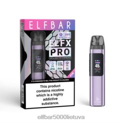 Elf Bar Vilnius DTXP42 - ELFBAR ELFX Pro Atidaryti pod įrenginį purpurinė