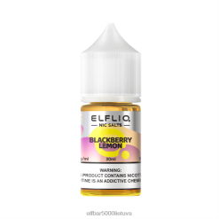 Elf Bar Vilnius DTXP48 - ELFBAR ELFLIQ Nic druskos 30ml „BlackBerry Citrina“