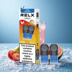 RELX Pod Pro 2 600 Puffs Beverage-Ghiacciato Pocary 1,8% nicotina Italy vape wholesale