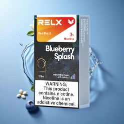 RELX Pod Pro 2 600 Puffs Splash di Mirtillo Blu 1.9ml Italy vape wholesale