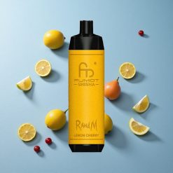 RandM Fumot Shisha 10000 Puffs Ciliegia al Limone LED Indicator Italy vape wholesale