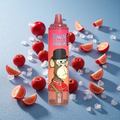 RandM Fumot Tornado 15000 Puffs Gusto Energia Rossa Ghiaccio Schermo LCD Italy vape wholesale