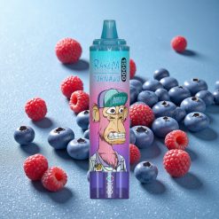 RandM Fumot Tornado 15000 Puffs Mirtillo Lampone Display LCD Italy vape wholesale