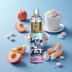 RandM Fumot Tornado 7000 Puffs Pesca Mirtillo Caramello Batteria 850 MAH Italy vape wholesale