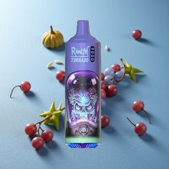 RandM Fumot Tornado 9000 Puffs Aloe Uva Display RGB Sleek Italy vape wholesale