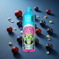 RandM Fumot Tornado 9000 Puffs Drago Nero Ghiaccio Display RGB Sleek Italy vape wholesale