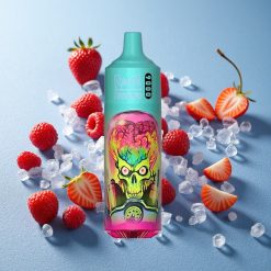 RandM Fumot Tornado 9000 Puffs Fragola Lampone Ciliegia Ghiaccio Display RGB Sleek Italy vape wholesale