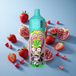 RandM Fumot Tornado 9000 Puffs Fragola Melograno 18 mL Ricaricabile Mesh Coil Italy vape wholesale