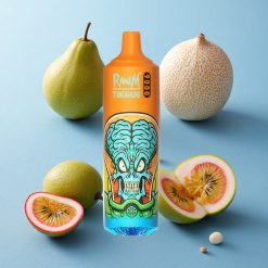 RandM Fumot Tornado 9000 Puffs Kiwi Frutto della Passione Guava Display RGB Italy vape wholesale