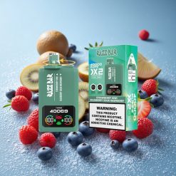 Razz Bar 40000 Puffs Fragola Kiwi_Mirtillo Lampone Aspro Schermo di Potenza Italy vape wholesale