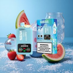 Razz Bar 40000 Puffs Schermo Potenza Mirtillo Blu Ghiaccio-Anguria Gomma da Masticone Italy vape wholesale
