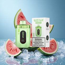 Razz Bar 50K Puffs Bobina Mesh 1.0 Ohm Anguria Ghiacciata Italy vape wholesale
