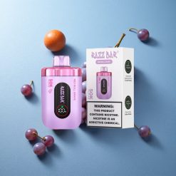 Razz Bar 50K Puffs Toro Rosso Uva Dispositivo Ricaricabile Type-C Italy vape wholesale