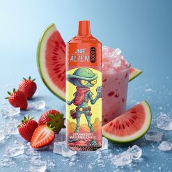 JNR Alien 10000 Puffs Fragola Anguria Ghiaccio con LED (RGB) e ricarica rapida Type-C Italy vape wholesale