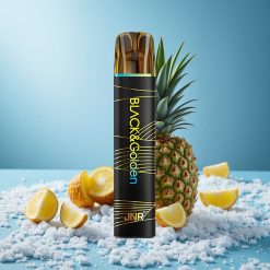 JNR Black&Golden 600+200 Puffs Ananas Ghiaccio Italy vape wholesale