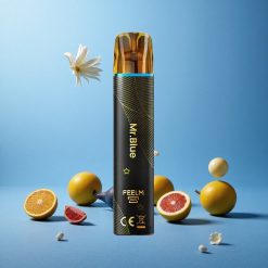 JNR Black&Golden 600+200 Puffs Blu E-Liquid 2ml Italy vape wholesale