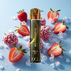 JNR Black&Golden 600+200 Puffs Fragola Ghiaccio 550mAh Capacità della Batteria Italy vape wholesale