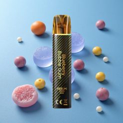 JNR Black&Golden 600+200 Puffs Gomma da Masticare al Mirtillo Blu 2ml Capacità E-Liquid Italy vape wholesale