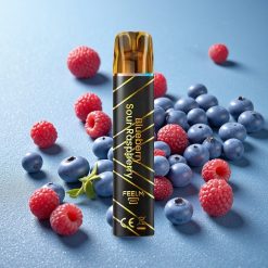 JNR Black&Golden 600+200 Puffs Mirtillo Lampone Acido Capacità della Batteria 550mAh Italy vape wholesale