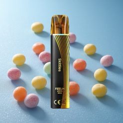 JNR Black&Golden 600+200 Puffs Skittles Arcobaleno Capacità della Batteria 550mAh Italy vape wholesale