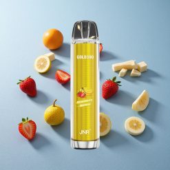 JNR Gold380 6000 Puffs Fragola Banana Capacità e-Liquid 13ml Italy vape wholesale