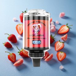 JNR Mega Shisha Hookah 100000 Puffs Fragola Punch Schermo Interattivo Intelligente Italy vape wholesale