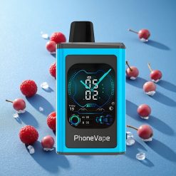 JNR PhoneVape 30000 Puffs Mela Blu Ghiaccio Batteria Ricaricabile Italy vape wholesale