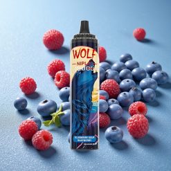 JNR Wolf Niplo 10000 Puffs Misto Lampone Acido Mirtillo Capacità Batteria 650mAh Italy vape wholesale